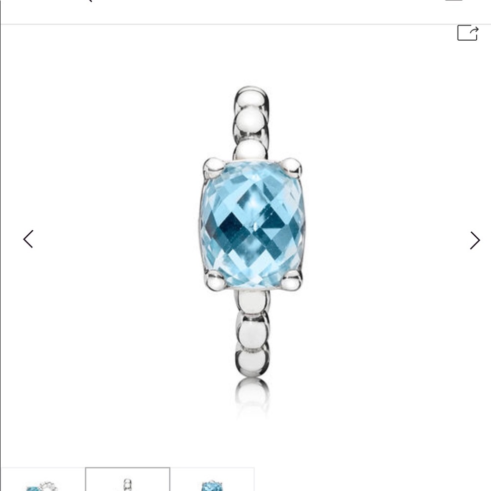 Size 8 1/2 pandora ring